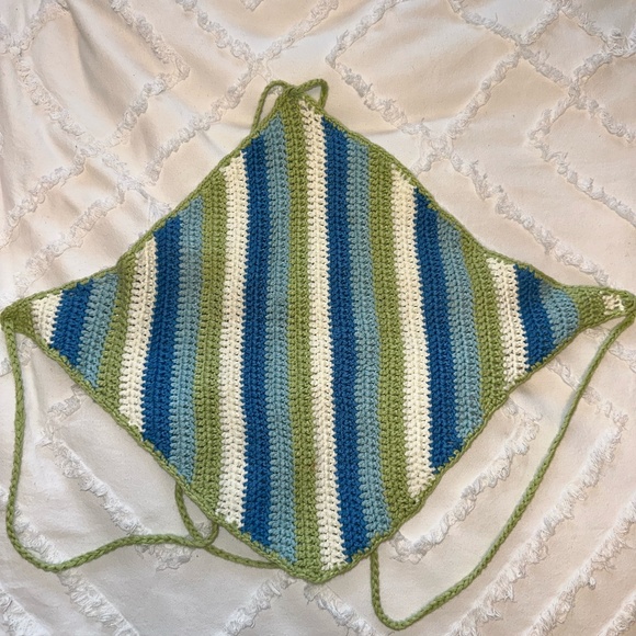 Princess Polly Multicolour Crochet Halter Top - Picture 2 of 2